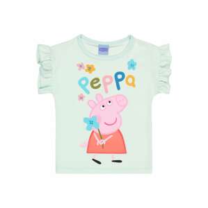 Peppa Pig Tričko  svetlozelená / zmiešané farby / ružová