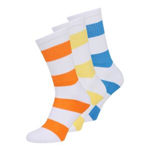 BURTON MENSWEAR LONDON Ponožky  biela / oranžová / žltá / nebesky modrá