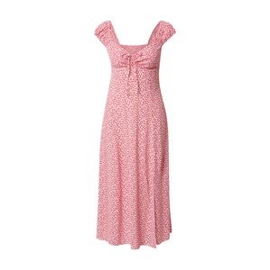 Forever New Letné šaty  ružová / malinová / biela