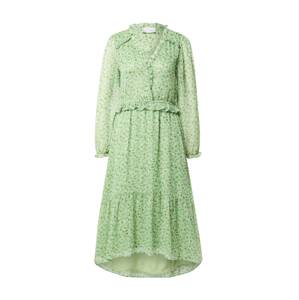 Neo Noir Košeľové šaty 'Saia'  zelená / kiwi / svetlozelená