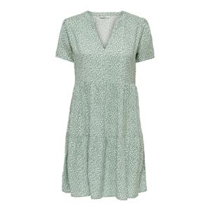 ONLY Letné šaty  pastelovo zelená / biela