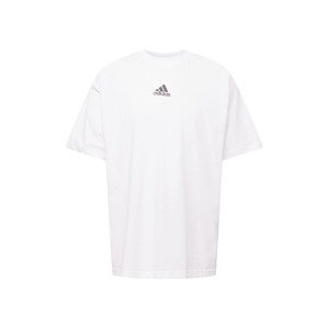 ADIDAS PERFORMANCE Funkčné tričko  biela / čierna / sivá / svetlosivá