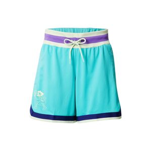 ADIDAS PERFORMANCE Športové nohavice 'Hoop York City'  tyrkysová / biela / fialová / tmavomodrá