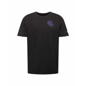ADIDAS PERFORMANCE Funkčné tričko  čierna / tmavofialová / tmavohnedá / petrolejová / svetložltá