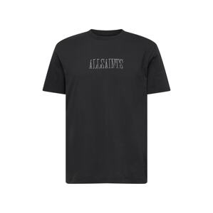 AllSaints Tričko 'SHADOW'  čierna / biela