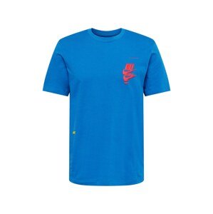 Nike Sportswear Tričko  kráľovská modrá / žltá / červená