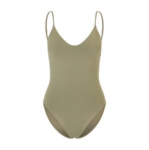 Calvin Klein Swimwear Jednodielne plavky  olivová