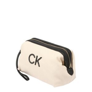 Calvin Klein Toaletná taška  krémová / čierna