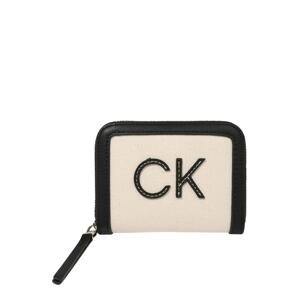 Calvin Klein Peňaženka  piesková / čierna