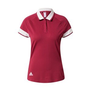 adidas Golf Funkčné tričko  burgundská / biela