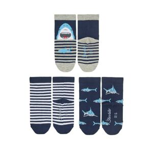 STERNTALER Ponožky  modrá / biela