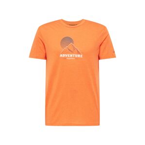 CMP Funkčné tričko  oranžová / sivá / biela / homárová
