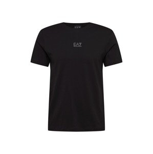 EA7 Emporio Armani Funkčné tričko  čierna / sivá