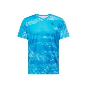 BIDI BADU Funkčné tričko 'Kovu'  vodová / tmavomodrá / nebesky modrá / biela