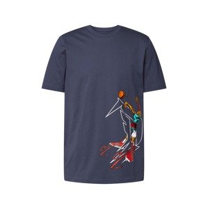 ADIDAS PERFORMANCE Funkčné tričko  námornícka modrá / tyrkysová / oranžová / červená / biela