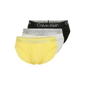 Calvin Klein Underwear Nohavičky  čierna / žltá / biela