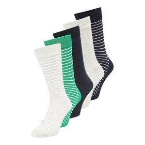 JACK & JONES Ponožky 'ALVIN'  svetlosivá / zelená / čierna / biela
