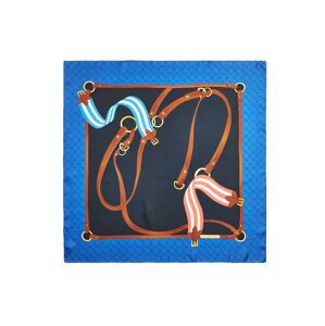 Lauren Ralph Lauren Šatka 'FAYE'  kráľovská modrá / hnedá / zmiešané farby