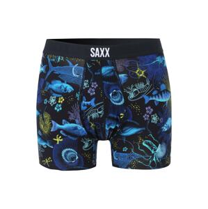 SAXX Športové nohavičky  tmavomodrá / modrá / svetlofialová / žltá / svetlomodrá