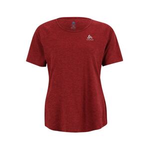 ODLO Funkčné tričko  červená melírovaná / svetlosivá