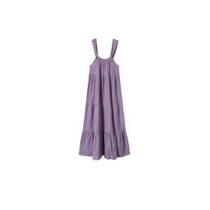 MANGO Letné šaty 'Jaipur'  fialová / pastelovo fialová / mätová / biela