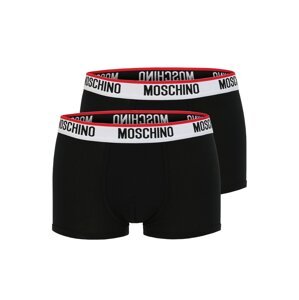 Moschino Underwear Boxerky  čierna / biela