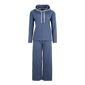 Lauren Ralph Lauren Pyžamo  modrosivá / biela