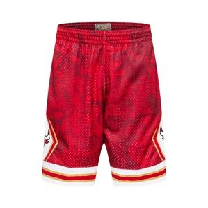 Mitchell & Ness Športové nohavice  červená / biela / tmavočervená / zlatá