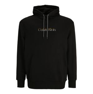 Calvin Klein Big & Tall Mikina  čierna / hnedá / biela