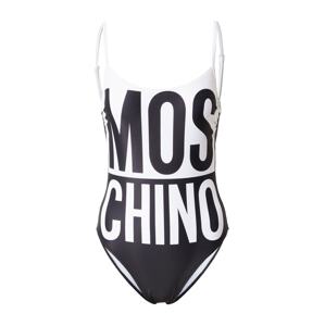 Moschino Underwear Jednodielne plavky  biela / čierna