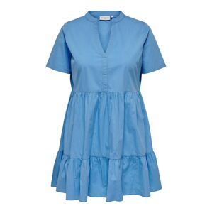 ONLY Carmakoma Košeľové šaty 'Marrakesh'  modrá