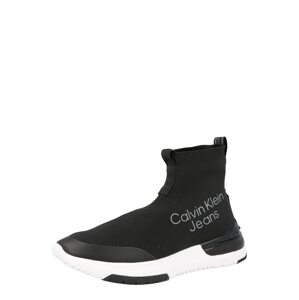 Calvin Klein Jeans Slip-on obuv  svetlosivá / čierna