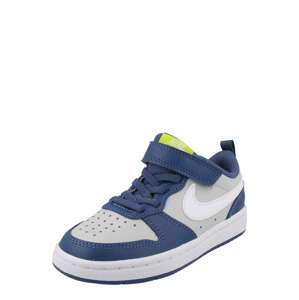Nike Sportswear Tenisky 'Court Borough'  sivá / biela / námornícka modrá / kiwi
