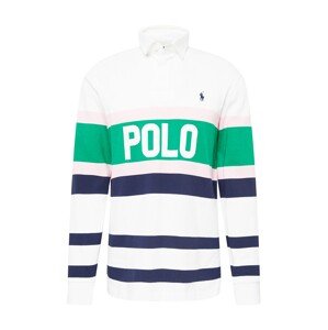 Polo Ralph Lauren Tričko  biela / námornícka modrá / zelená / pastelovo ružová