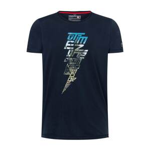 TIMEZONE Tričko 'Flash'  námornícka modrá / zmiešané farby