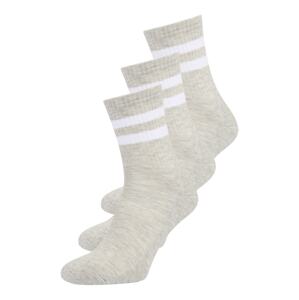 BURTON MENSWEAR LONDON Ponožky  sivá melírovaná / biela