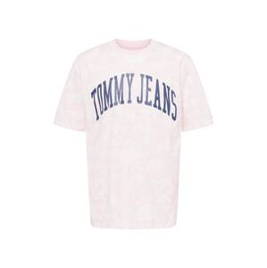 Tommy Jeans Tričko 'COLLEGIATE'  námornícka modrá / ružová / pastelovo ružová