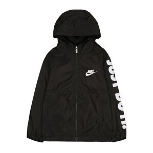 Nike Sportswear Prechodná bunda 'WINDRUNNER'  čierna / biela