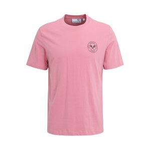 Sergio Tacchini Funkčné tričko 'LINEA'  ružová / čierna