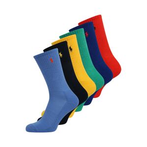Polo Ralph Lauren Ponožky 'SOLIDS'  námornícka modrá / modrosivá / žltá / zelená / červená