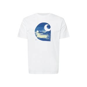 Carhartt WIP Tričko 'Gulf'  biela / modrá / svetložltá
