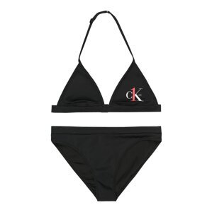Calvin Klein Swimwear Bikiny  svetločervená / čierna / biela