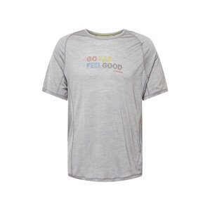 Smartwool Funkčné tričko  sivá melírovaná / tmavooranžová / tmavosivá / dymovo modrá / žltá