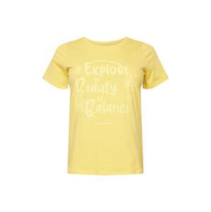 Vero Moda Curve Tričko 'SIMONE'  žltá / pastelovo žltá