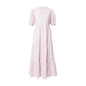 FRNCH PARIS Košeľové šaty 'Sue'  ružová / biela