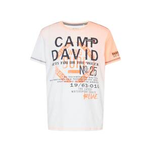 CAMP DAVID Tričko  zmiešané farby / oranžová