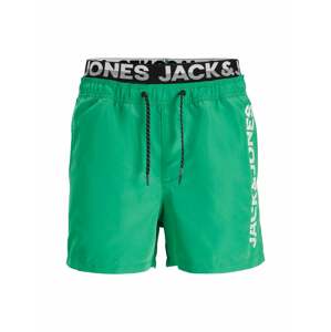 JACK & JONES Plavecké šortky 'JPSTCRETE'  zelená / jablková / čierna