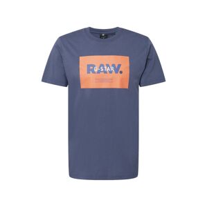 G-Star RAW Tričko  námornícka modrá / červená