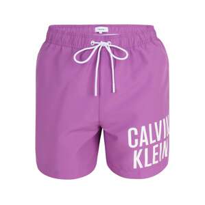 Calvin Klein Plavecké šortky  fialová / biela
