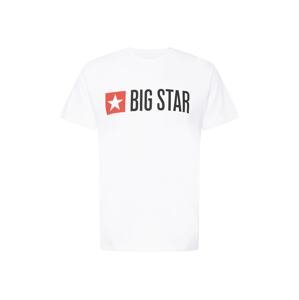 Big Star Tričko 'QUADO'  červená / čierna / biela